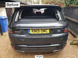 LAND ROVER RANGE ROVER SPORT L494 before backlight privacy replacement