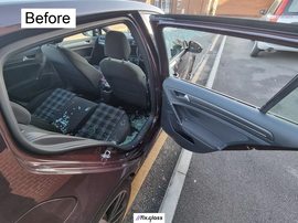 VOLKSWAGEN GOLF 5G before right rear door/drop non-privacy replacement