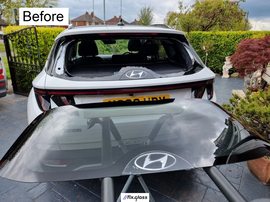 HYUNDAI TUCSON NX4E before backlight privacy replacement